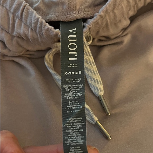 Vuori Women's Athletic Tan Shorts - Picture 2 of 5